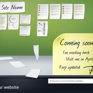 Easy Coming Soon with Pie Chart, 10 colors + Bonus