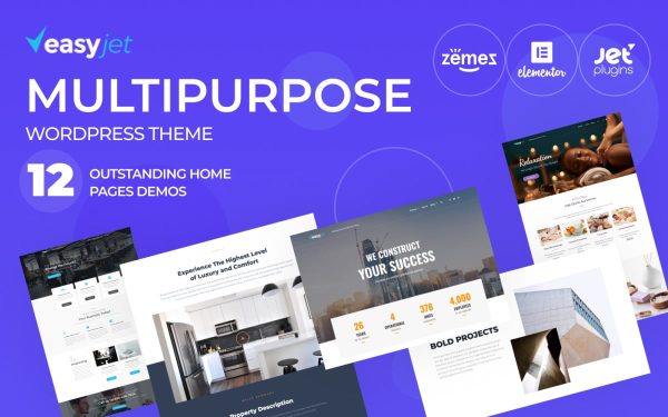 EasyJet - Multi Homepage WordPress Theme - Image 1