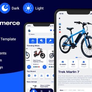 eBikehub - D2C eBike eCommerce Store Flutter Mobile App Template | Android & iOS UI Kit