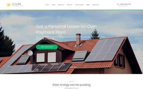 Eco Life - Environment & Ecology WordPress Theme - Image 1