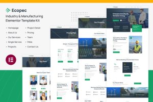 Ecopec solar renewable energy elementor template kit gplpixel.jpg