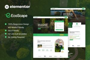 Ecoscape gardening landscape elementor pro template kit v10 gplpixel.jpg