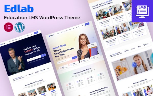 Edlab - Education LMS WordPress Theme - Image 1