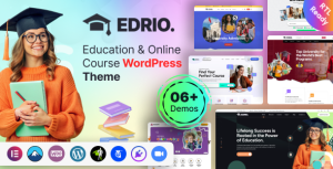 Edrio education online course wordpress theme gplpixel.png
