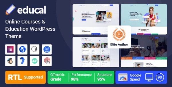 Educal – Online Courses & Education WordPress Theme - Image 1