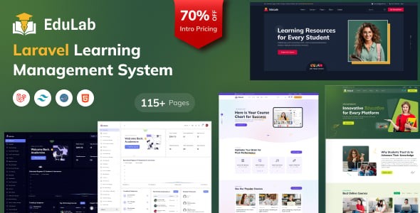 Edulab lms laravel learning management system with tailwind css codermarket.jpg