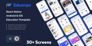 Eduman react native android ios education template gplpixel.jpg