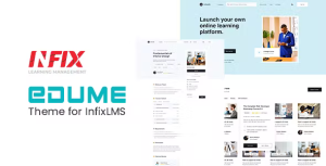 Edume theme infix lms laravel learning management system codermarket.png