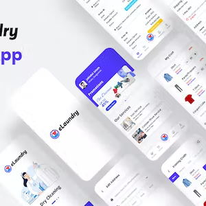 eLaundry Android App + Web Admin