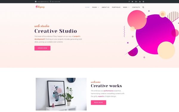 Elegacy - Creative WordPress Elementor Theme - Image 1