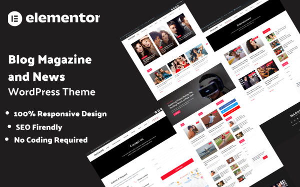 Elementor Blog Magazine and News Wordpress Theme - Image 1