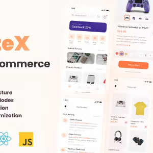 ElevateX - Minimal UI Kit for E-commerce React Native CLI