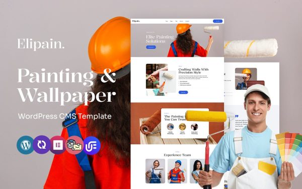 Elipain - Painting & Wallpapering Multipurpose WordPress Elementor Theme - Image 1