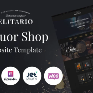 Elitario - Liquor Store WooCommerce Theme