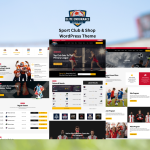 Elite Endurance - Sports Coaching and Sports Shop WordPress Theme