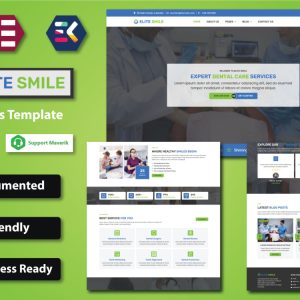Elite Smile - Dentist & Dental Clinic WordPress Elementor Template