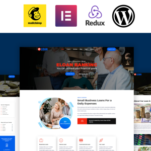 Eloan - Banking, Loan and Insurance Elementor WordPress Theme