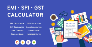 Emi spi gst calculator all in one calculator with admob facebook .png