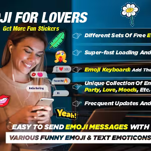 Emojis For Lover : Stickers & Emojis Keyboard - Full iOS Native Application
