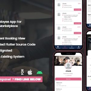 Employe App Multi Salon, Spa, Barber Appointment Booking System