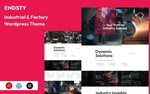 Endsty - Industrial & Factory Wordpress Theme - Image 1