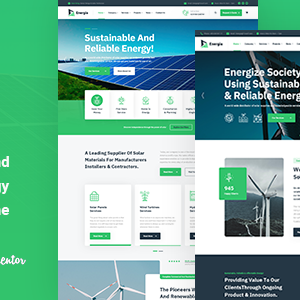 Energia - Renewable Energy WordPress Theme