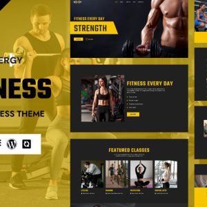 Energy - Gym & Fitness Club WordPress Elementor Theme