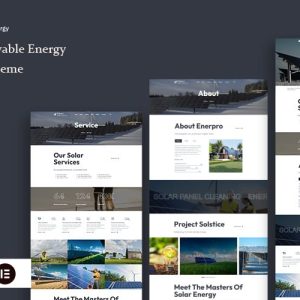 Enerpro - Solar & Renewable Energy Wordpress Theme