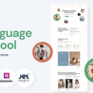 Englot - Clean Language Course WordPress Theme