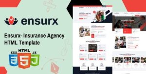 Ensurx insurance corporate business agency company html template gplpixel.jpg