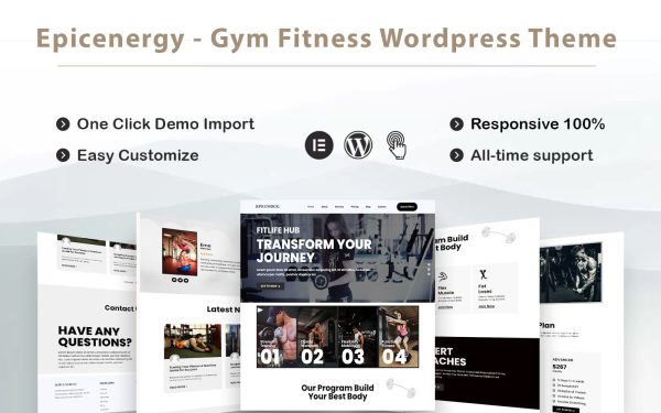 Epicenergy - Fitness and Gym Elementor WordPress Theme - Image 1