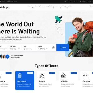 Epictrips - Travel & Tour Booking WordPress Theme
