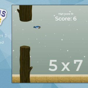 Equations Flapping - HTML5 Math game
