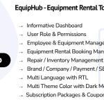 EquipHub SaaS - Equipment Rental Tool