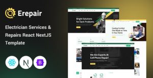 Erepair electronics services electrical repairs react nextjs template .jpg