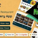 eRestro - Single Vendor Restaurant Flutter App | Food Ordering App with Admin Panel | Web Version