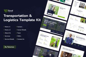 Escal transportation logistics elementor template kit gplpixel.jpg