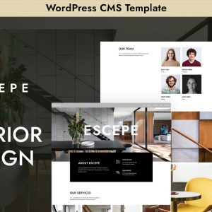 "Escepe" WordPress Theme for Interior Studios