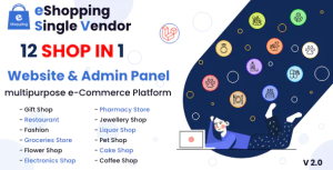 Eshopping single vendor multi purpose ecommerce system laravel website .png
