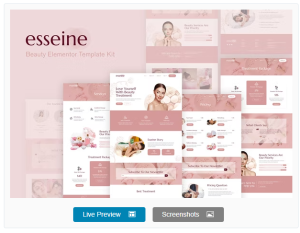Essein beauty spa elementor template kit gplpixel.png