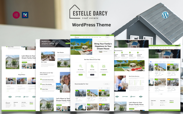 Estelle Darcy - Real Estate & Agent WordPress Theme - Image 1