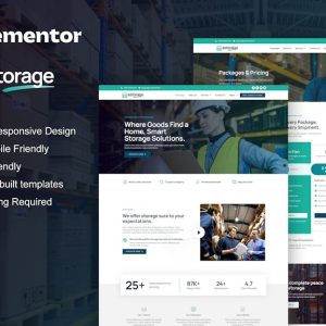 Estorage - Storage Service Company Elementor Pro Template Kit