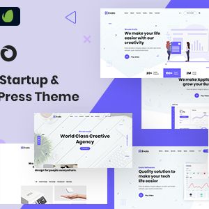Evalo - Minimal SaaS Startup & Agency WordPress Theme