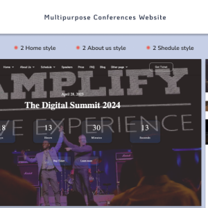 Eventin - Multipurpose Conferences Website Elementor Wordpress Theme