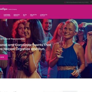 Eventique - events company WordPress Theme