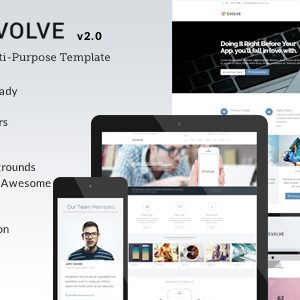 Evolve - Responsive Multi-Purpose Website Template