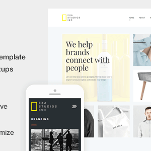 Exa - A Fresh & Creative Portfolio HTML5 Template