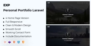 Exp personal portfolio laravel codermarket.png