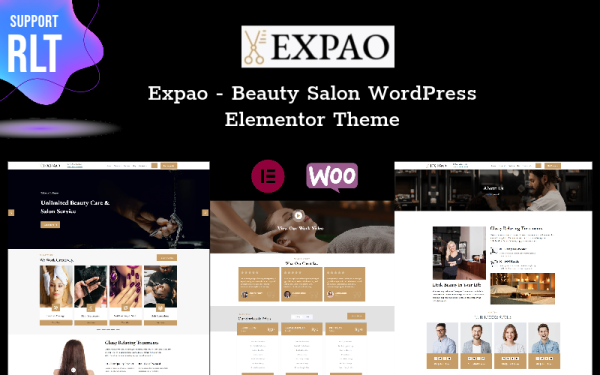 Expao - Beauty Salon Spa WordPress Elementor Theme - Image 1