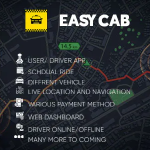 Expert Taxi booking app & web dashboard, complete solution